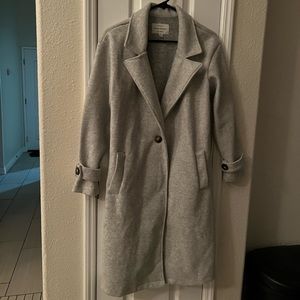 Haute Monde: light heather gray coat